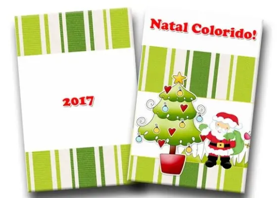 Revista Colorir Natal 14x10 - artesanato de PAPCRIE