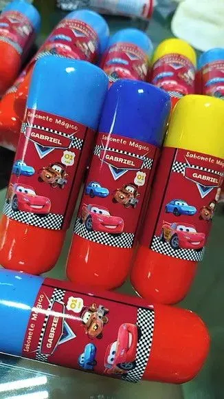 Lembrancinha Infantil - Sabonete Mágico de Massinha - artesanato de Juliana Biz - casa e bem estar