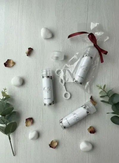 Bolha de Sabão - Casamento Personalizado - artesanato de Mi Papelaria Criativa