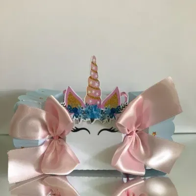 Caixa Bala Unicornio - artesanato de Fina Essência Papelaria Personalizada