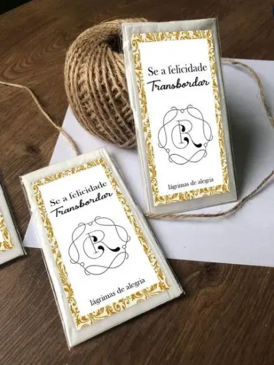 Lagrima de Alegria Personalizada - artesanato de creativitybynina