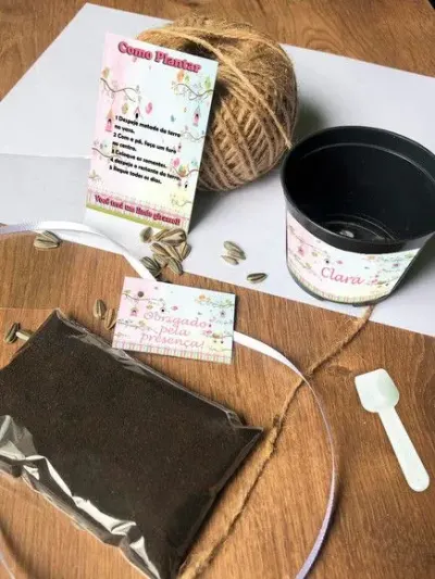 Kit Plantar Bosque Ecológico Personalizado - artesanato de creativitybynina