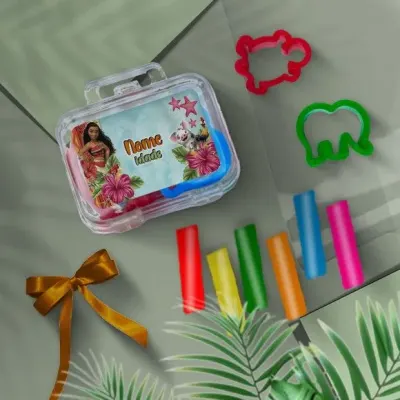 Mini Maleta - Moana Personalizada - artesanato de Mi Papelaria Criativa