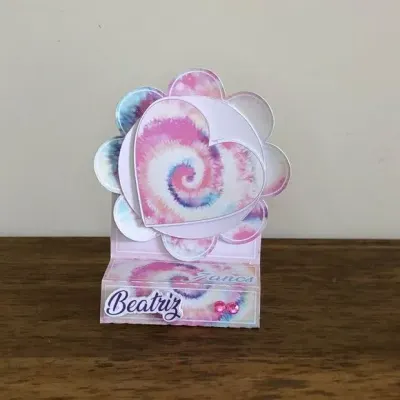 Porta chocolate duplo tie day - artesanato de Fina Essência Papelaria Personalizada