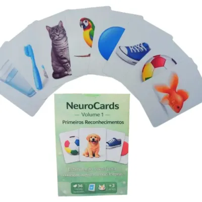 Jogo da Memória Infantil 36 Cartas Associação de Figuras JD Arte - artesanato de JD Arte
