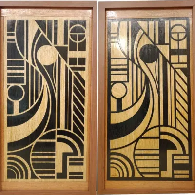 🎨 Marchetaria Contemporânea | Arte Abstrata - artesanato de MacMarchê