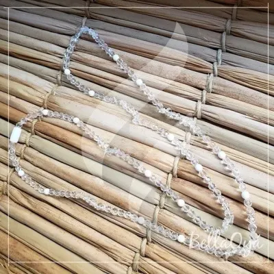 Guia de Oxala - Cristal - artesanato de BellaOya Guias e Brajas