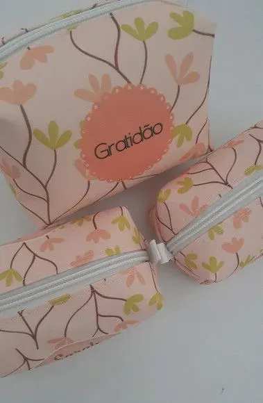 Kit necessaire Gratidão - artesanato de Innovare Studio