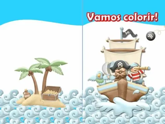 Revista para colorir Pirata 14x10 - artesanato de PAPCRIE
