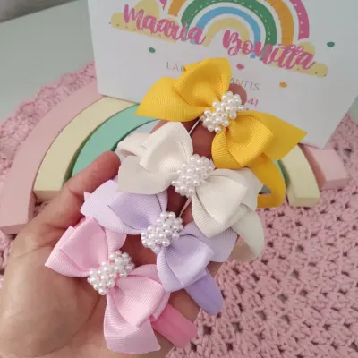 kit 4 tiara de bebê. - artesanato de Maaria Bonitta