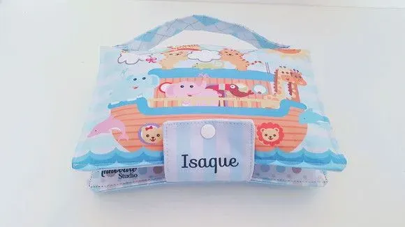 Kit higiene do bebê- Porta fraldas e lenço umedecido - artesanato de Innovare Studio