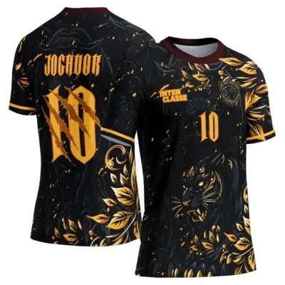 Camisa Interclasse Modelo 277 Pantera Dourada - artesanato de JD PRINT 3D