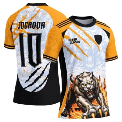 Camisa Interclasse Modelo 253 Pantera Laranja - artesanato de JD PRINT 3D