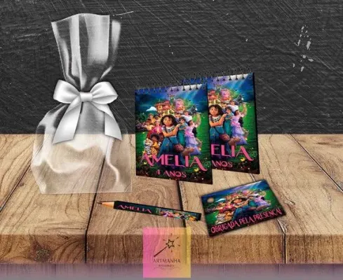 Bloquinho Encanto Personalizado - artesanato de Artmanha Lembrancinhas