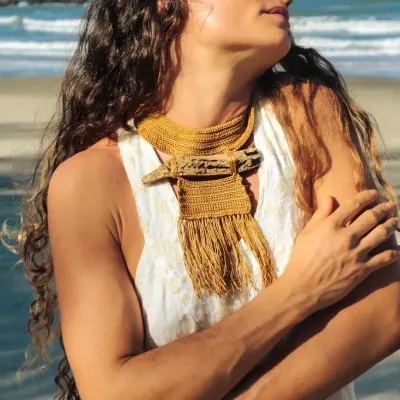 Opará, Vendida ✔️ - artesanato de Iracema Joalheira Têxtil