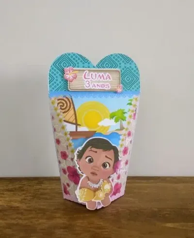 Caixa moana baby - artesanato de Fina Essência Papelaria Personalizada