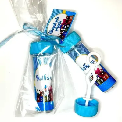 Bolinha de Sabão Pocoyo Personalizada - artesanato de Mi Papelaria Criativa