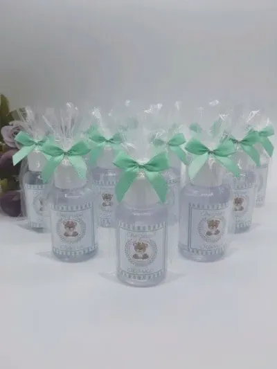 Alcool Gél - Ursinha Personalizado - artesanato de Mi Papelaria Criativa