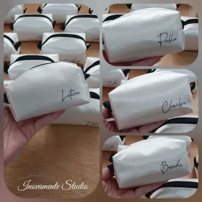 Necessaire Mini Box - Brinde Corporativo - artesanato de Innovare Studio