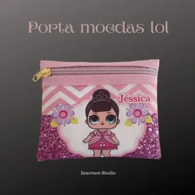 Porta Moedas Personalizado Infantil - artesanato de Innovare Studio
