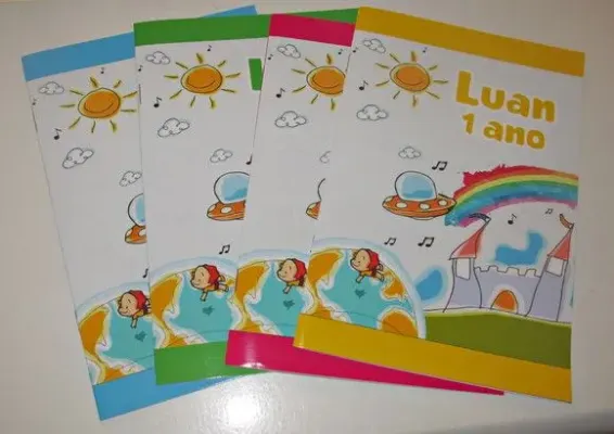 Revista Aquarela 14x10 com Letra Musica - artesanato de PAPCRIE
