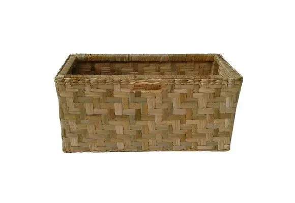 Cesto Caixote Taboa NT 62x35x35 - artesanato de Mundo Urbano