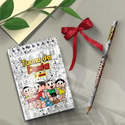 Bloquinho - Turma da Monica Personalizado - artesanato de Mi Papelaria Criativa