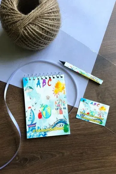 Bloquinho Aquarela Personalizado - artesanato de Mi Papelaria Criativa