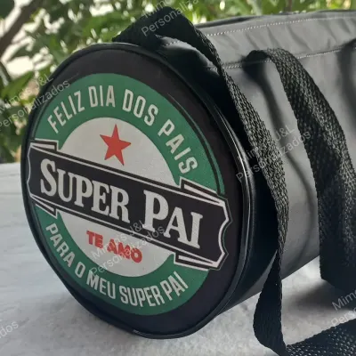 Bolsa Estilo Viagem do Papai Personalizada - artesanato de Mimo's J&L Personalizados