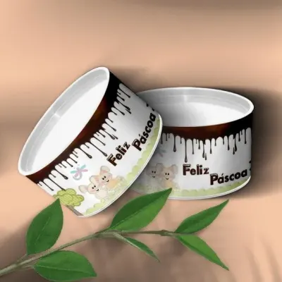 Tubo Lata - Páscoa Personalizada - artesanato de Mi Papelaria Criativa