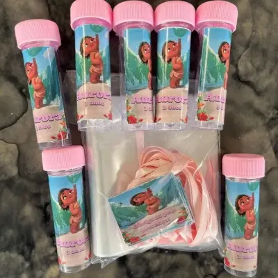 Bolha de Sabão Moana Baby Personalizada - artesanato de Artmanha Lembrancinhas