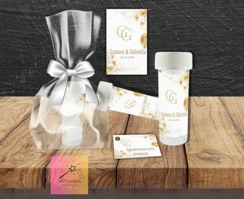 Bolha de Sabão Casamento Personalizada - artesanato de Artmanha Lembrancinhas