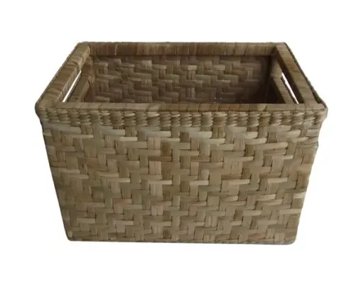 Taboa Cesto Caixote Natural 45x30x30 - artesanato de Mundo Urbano