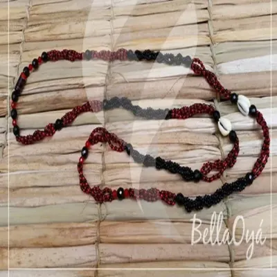 Guia de miçanga de Pombagira - artesanato de BellaOya Guias e Brajas