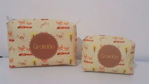 Kit necessaire Gratidão - artesanato de Innovare Studio