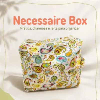 Necessaire box 1 - artesanato de Djulik