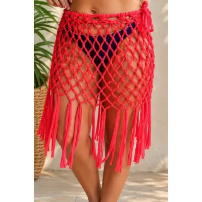 saída de praia - artesanato de Entre nós Macramé