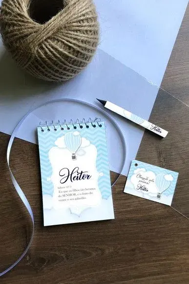 Bloquinho Chá de bebê Personalizado - artesanato de Mi Papelaria Criativa