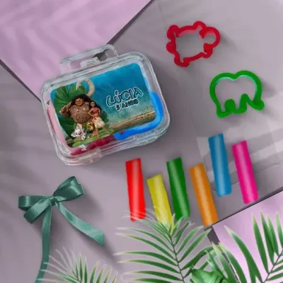 Mini Maleta - Moana Personalizada - artesanato de Mi Papelaria Criativa