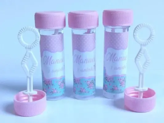 Bolinha de Sabão Jardim Personalizada - artesanato de Mi Papelaria Criativa