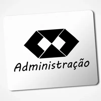 Mouse Pad Administração Profissão Presente Personalizado 07 - artesanato de Gráfica Laudadio