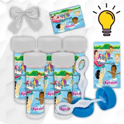 Bolinha de Sabão Dia das Crianças Personalizada - artesanato de Mi Papelaria Criativa