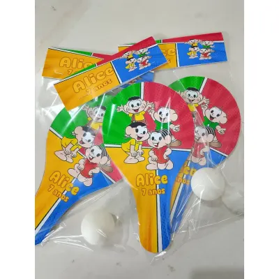 kit raquete personalizada (turma da Mônica) - artesanato de ateliê Rocha