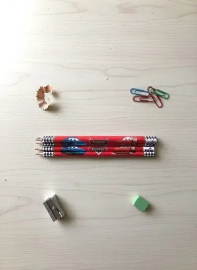 Lápis - Carros Disney Personalizado - artesanato de Mi Papelaria Criativa