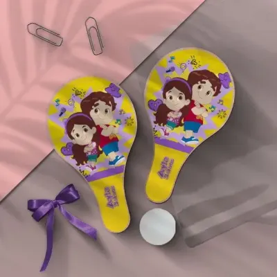 Raquete Ping Pong - Maria Clara e Jp - artesanato de Mi Papelaria Criativa