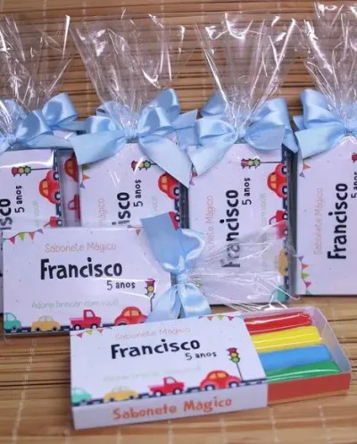Lembrancinha Festa Infantil Sabonete Mágico de Massinha - artesanato de Juliana Biz - casa e bem estar