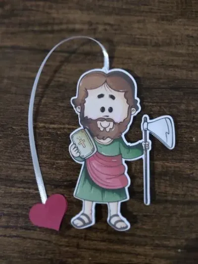 Marcador de Página 08 cm - São Judas Tadeu T - artesanato de Emejhu Personalizados