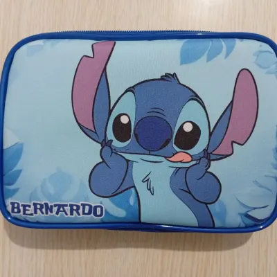 Nécessaire Stitch e Angel - artesanato de PAN Personalizados