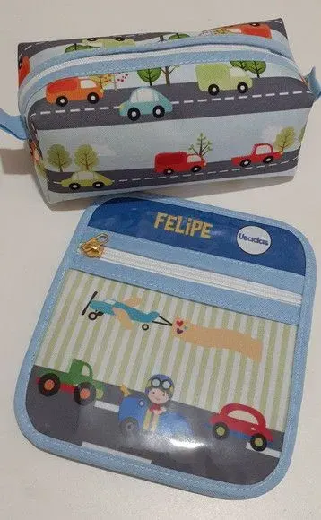 Kit Estojo Box e case porta máscaras - artesanato de Innovare Studio
