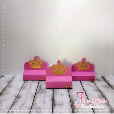 Porta Chocolate Duplo Luxo Realeza - artesanato de Fina Essência Papelaria Personalizada